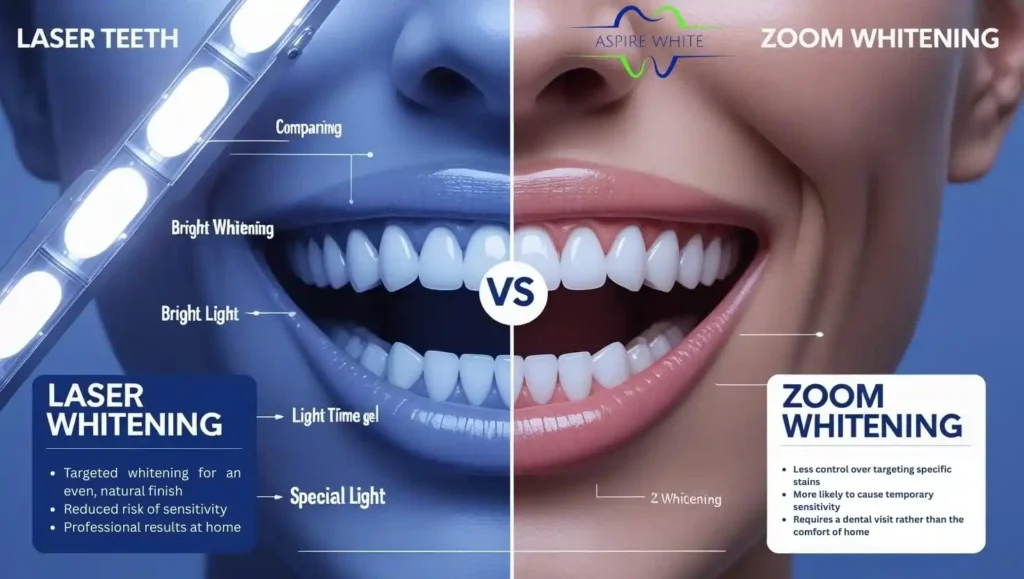 Laser Teeth Whitening vs. Zoom Whitening Crawley